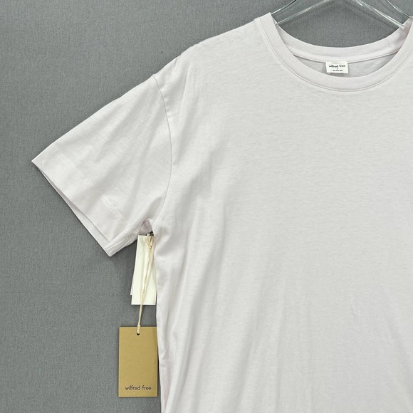 ARITZIA WILFRED Getaway T-shirt Dress Women Small Light Purple Frosted Lilac NWT - Picture 5 of 16